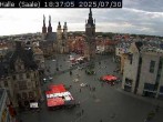 Archiv Foto Webcam Blick vom Ratshof auf den Marktplatz in Halle 17:00