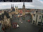 Archiv Foto Webcam Blick vom Ratshof auf den Marktplatz in Halle 07:00