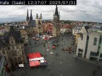 Archiv Foto Webcam Blick vom Ratshof auf den Marktplatz in Halle 11:00