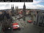 Archiv Foto Webcam Blick vom Ratshof auf den Marktplatz in Halle 15:00