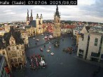 Archiv Foto Webcam Blick vom Ratshof auf den Marktplatz in Halle 06:00