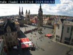 Archiv Foto Webcam Blick vom Ratshof auf den Marktplatz in Halle 16:00