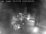 Archiv Foto Webcam Blick vom Ratshof auf den Marktplatz in Halle 23:00