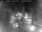 Archiv Foto Webcam Blick vom Ratshof auf den Marktplatz in Halle 01:00