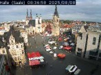 Archiv Foto Webcam Blick vom Ratshof auf den Marktplatz in Halle 07:00