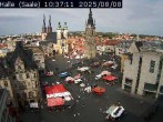 Archiv Foto Webcam Blick vom Ratshof auf den Marktplatz in Halle 09:00