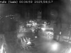 Archiv Foto Webcam Blick vom Ratshof auf den Marktplatz in Halle 23:00