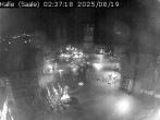 Archiv Foto Webcam Blick vom Ratshof auf den Marktplatz in Halle 01:00