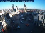 Archiv Foto Webcam Blick vom Ratshof auf den Marktplatz in Halle 06:00