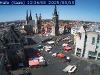 Archiv Foto Webcam Blick vom Ratshof auf den Marktplatz in Halle 11:00