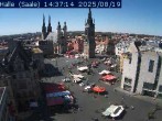 Archiv Foto Webcam Blick vom Ratshof auf den Marktplatz in Halle 13:00