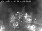 Archiv Foto Webcam Blick vom Ratshof auf den Marktplatz in Halle 01:00