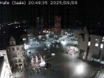 Archiv Foto Webcam Blick vom Ratshof auf den Marktplatz in Halle 17:00