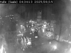 Archiv Foto Webcam Blick vom Ratshof auf den Marktplatz in Halle 03:00