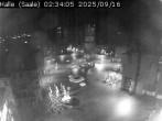 Archiv Foto Webcam Blick vom Ratshof auf den Marktplatz in Halle 01:00