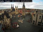 Archiv Foto Webcam Blick vom Ratshof auf den Marktplatz in Halle 07:00
