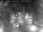 Archiv Foto Webcam Blick vom Ratshof auf den Marktplatz in Halle 03:00