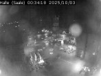 Archiv Foto Webcam Blick vom Ratshof auf den Marktplatz in Halle 23:00