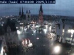 Archiv Foto Webcam Blick vom Ratshof auf den Marktplatz in Halle 06:00