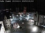 Archiv Foto Webcam Blick vom Ratshof auf den Marktplatz in Halle 19:00