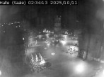 Archiv Foto Webcam Blick vom Ratshof auf den Marktplatz in Halle 01:00