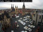 Archiv Foto Webcam Blick vom Ratshof auf den Marktplatz in Halle 07:00