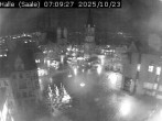 Archiv Foto Webcam Blick vom Ratshof auf den Marktplatz in Halle 06:00