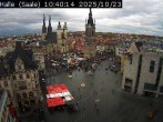 Archiv Foto Webcam Blick vom Ratshof auf den Marktplatz in Halle 09:00