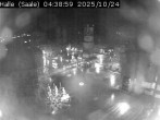 Archiv Foto Webcam Blick vom Ratshof auf den Marktplatz in Halle 03:00