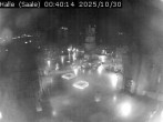 Archiv Foto Webcam Blick vom Ratshof auf den Marktplatz in Halle 23:00