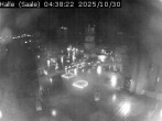 Archiv Foto Webcam Blick vom Ratshof auf den Marktplatz in Halle 03:00