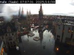 Archiv Foto Webcam Blick vom Ratshof auf den Marktplatz in Halle 06:00