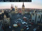 Archiv Foto Webcam Blick vom Ratshof auf den Marktplatz in Halle 06:00