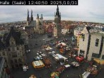 Archiv Foto Webcam Blick vom Ratshof auf den Marktplatz in Halle 11:00