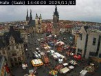 Archiv Foto Webcam Blick vom Ratshof auf den Marktplatz in Halle 13:00