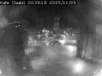 Archiv Foto Webcam Blick vom Ratshof auf den Marktplatz in Halle 23:00