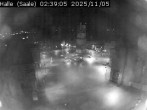 Archiv Foto Webcam Blick vom Ratshof auf den Marktplatz in Halle 01:00