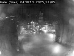 Archiv Foto Webcam Blick vom Ratshof auf den Marktplatz in Halle 03:00