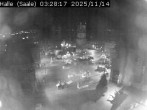 Archiv Foto Webcam Blick vom Ratshof auf den Marktplatz in Halle 02:00