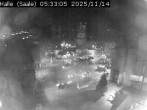Archiv Foto Webcam Blick vom Ratshof auf den Marktplatz in Halle 04:00
