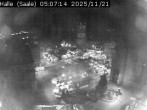 Archiv Foto Webcam Blick vom Ratshof auf den Marktplatz in Halle 04:00
