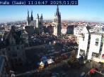 Archiv Foto Webcam Blick vom Ratshof auf den Marktplatz in Halle 10:00