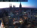 Archiv Foto Webcam Blick vom Ratshof auf den Marktplatz in Halle 15:00