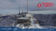 Archiv Foto Webcam Blick vom Corvatsch zum Silvaplanersee 08:00