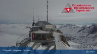 Archiv Foto Webcam Blick vom Corvatsch zum Silvaplanersee 08:00