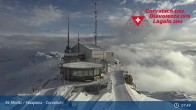 Archiv Foto Webcam Blick vom Corvatsch zum Silvaplanersee 07:00