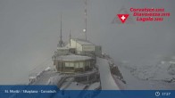 Archiv Foto Webcam Blick vom Corvatsch zum Silvaplanersee 16:00