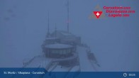 Archiv Foto Webcam Blick vom Corvatsch zum Silvaplanersee 18:00