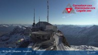 Archiv Foto Webcam Blick vom Corvatsch zum Silvaplanersee 07:00