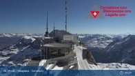 Archiv Foto Webcam Blick vom Corvatsch zum Silvaplanersee 08:00